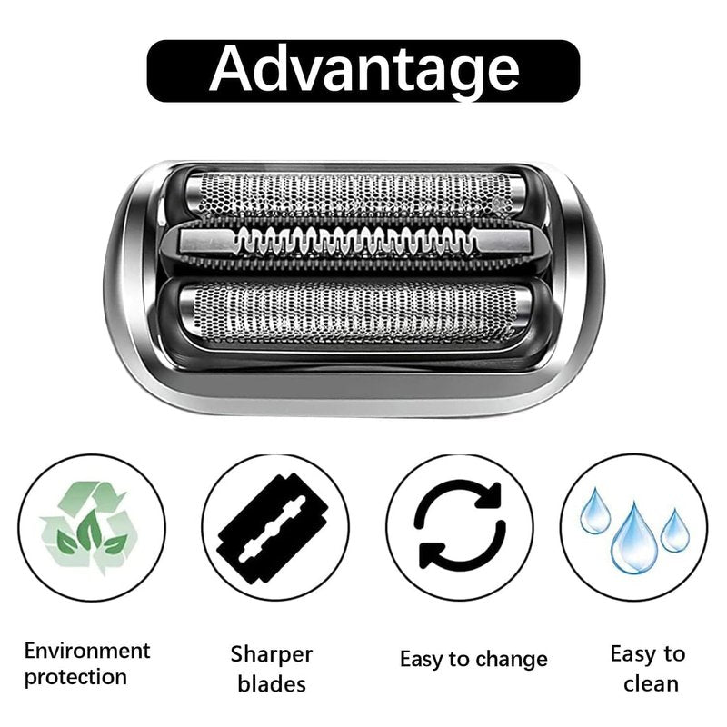 Braun Series 7 Replacement Shaver Head - Compatible with 5764, 7020s, 7025s, 7085cc | 360 Flex Design