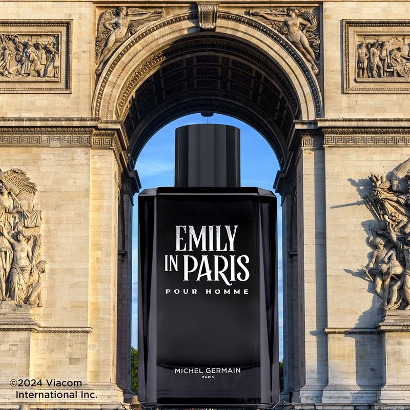 Michel Germain Emily in Paris Pour Homme Eau de Toilette Spray Cologne, Fougere Aromatic Scent, Top Notes of Sophisticated Cardamom for Him, 1 Fl Oz