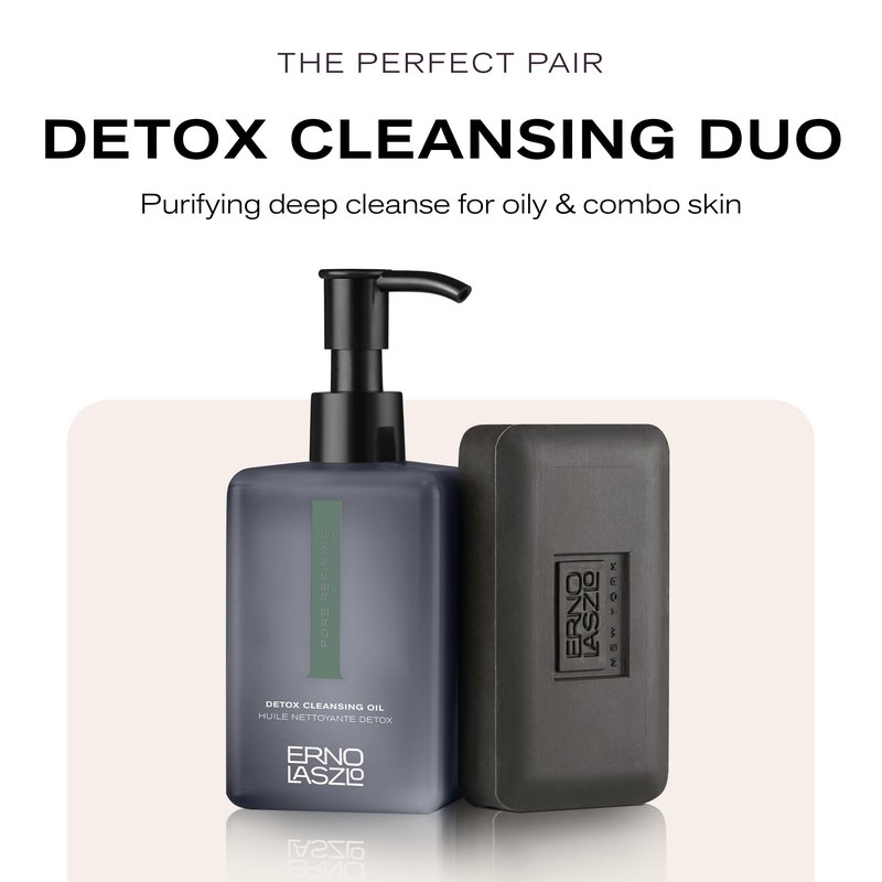 Erno Laszlo Sea Mud Deep Cleansing Face Wash Bar, Detox Charcoal Soap Bar with Dead Sea Mud, Removes Excess Oil, Unclogs Pores, Gently Exfoliates & Purifies Skin, For Oily, Blemish-Prone Skin, 1.7 oz