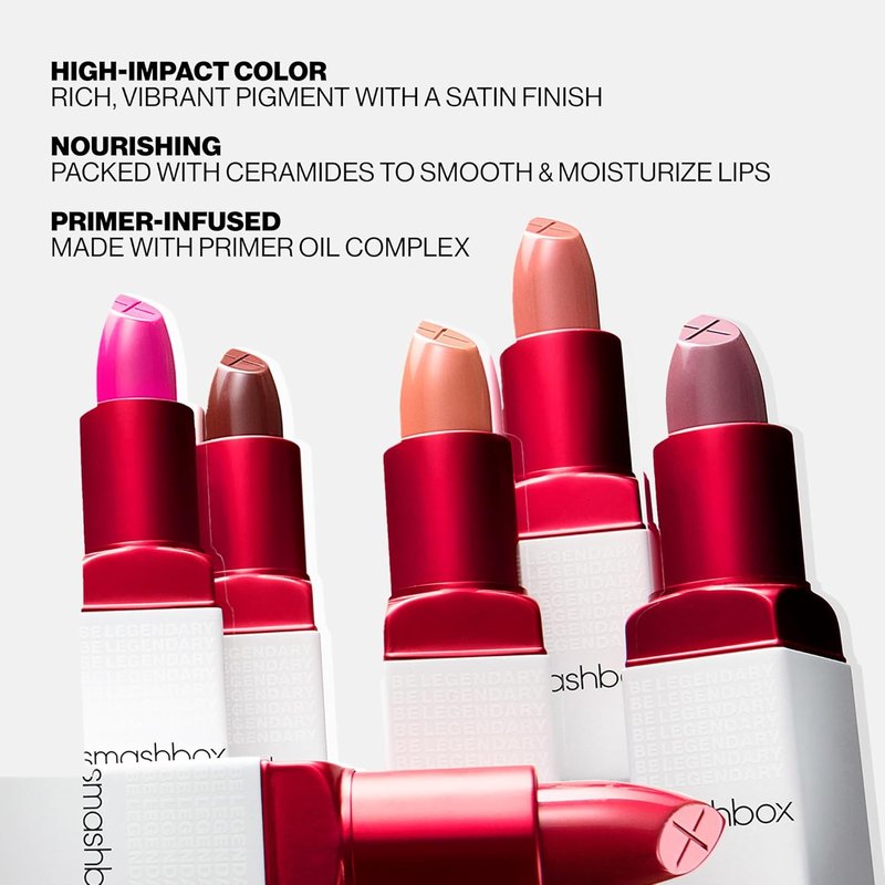 Be Legendary Lipstick - Creamy Peptide-Infused Formula for Smooth Color | 0.11 Ounce