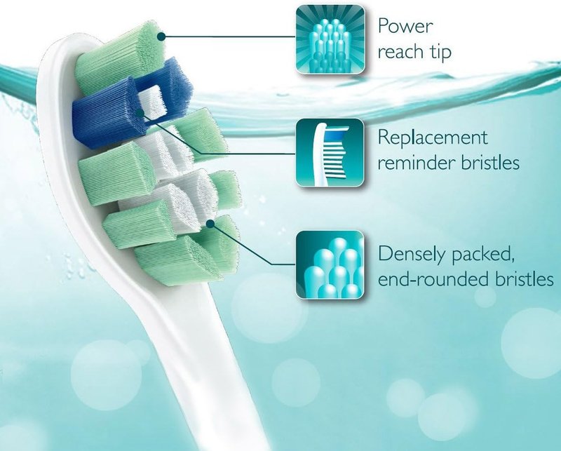 Philips Sonicare Electric Toothbrush - 2 Series Plaque Control, Rechargeable | HX6211