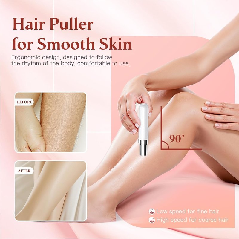 Epilator,2 in 1Epilator for Women Rechargeable,Womens Electric Shaver with LED Light,Rechargeable,Hair Removal for Women Legs/Face/Bikini/Arms,Smooth Epilator Trimmer Travel Kit Set Upgrade