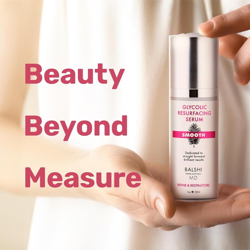 Glycolic & Lactic Acid Resurfacing Serum - 5% Glycolic + 3% Lactic Acid, Aloe & Witch Hazel | 1oz Moisturizing Face Serum