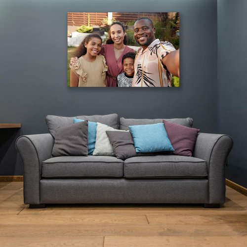 Custom Canvas Prints - Personalized Wall Art for Pet & Family Photos | Perfect Gifts for Mom, Men & Women (16'' W x 24'' H)
