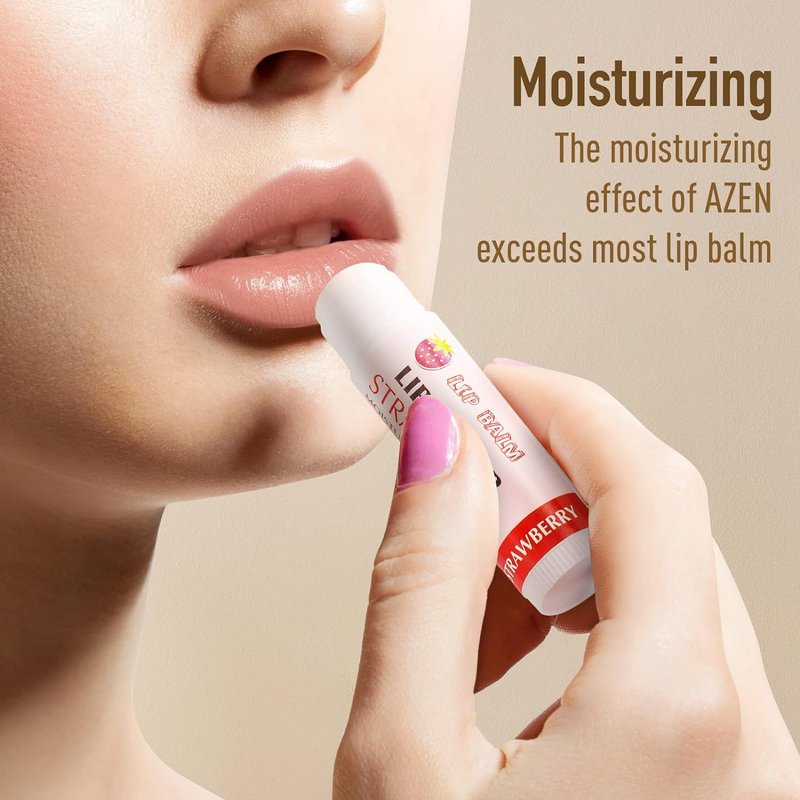 Moisturizing Lip Balm Bulk - 50 Pack for Dry Cracked Lips | 12 Flavors, Perfect for Gifts