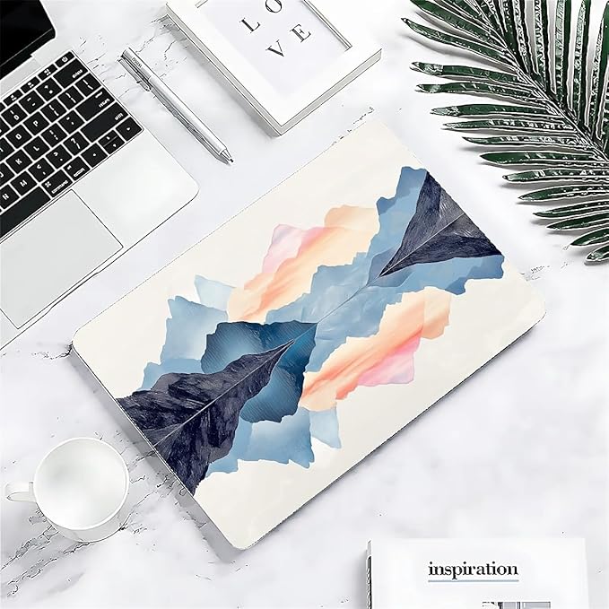 COTAIL Compatible with MacBook Air 13.3 13.6 Inch Case 2022 2021 2020 2019 Plastic Hard Shell Case Cover,13.6 Air (A2681) M2 2022, Mountains and Water