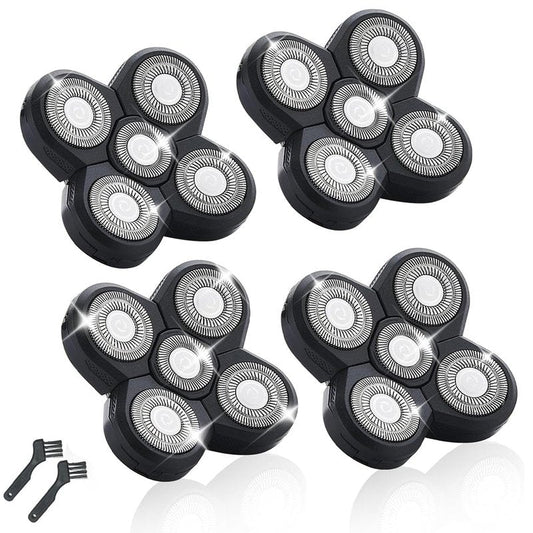 Shaver Replacement Blades - 4 Pack Compatible with Freedom Head Shaver | Electric Razor Head for Face & Head