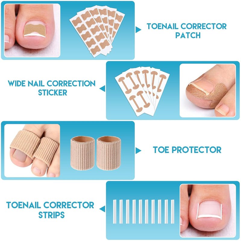 Ingrown Toenail Removal Kit - Professional Tool Set with Corrector Drops, Clipper & Nail File | Complete Pedicure Solution