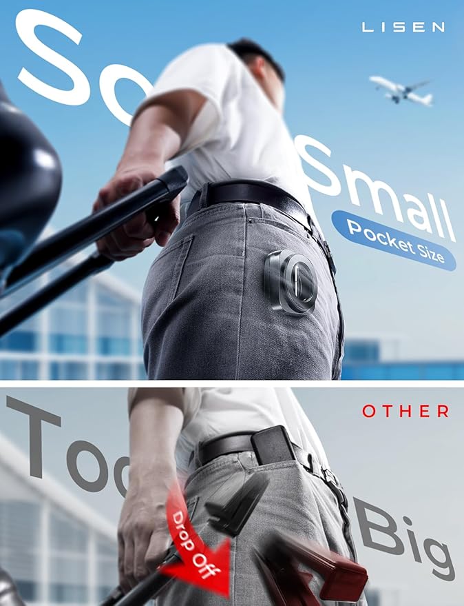 LISEN Airplane Travel Essentials for Women Men Magnetic Phone Holder for Desk Phone Mount Vacation Essentials 2026 MagSafe Travel Size Accessories Flying Long Flight Airplane Gadgets Gifts for Men