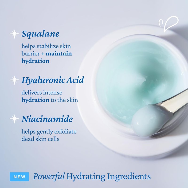 Aqua Bomb Niacinamide Hydrating Moisturizer - Lightweight Plumping Facial Cream with Hyaluronic Acid & Squalane | 0.84 fl oz (25ml)