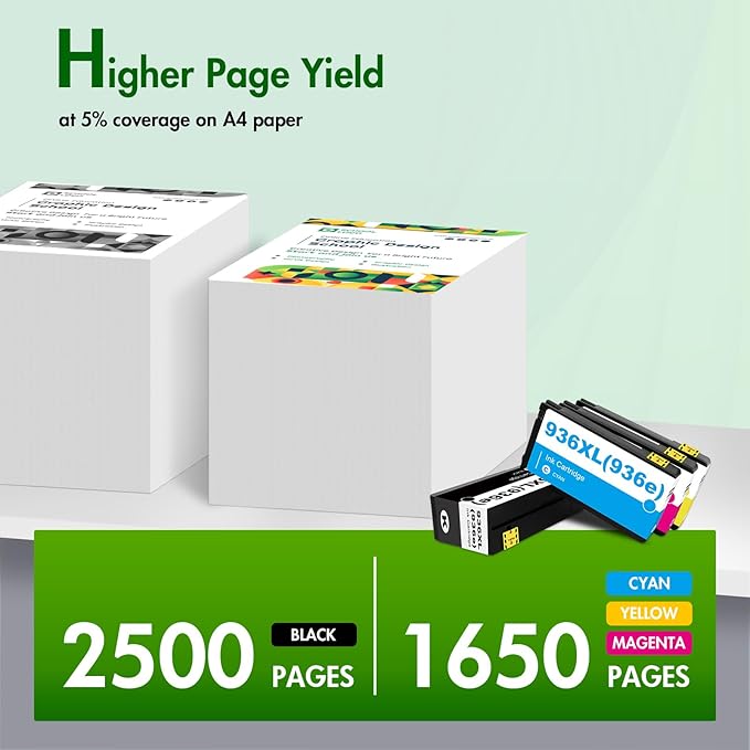 Toner H-Party Ink Cartridges Replacement for Printer