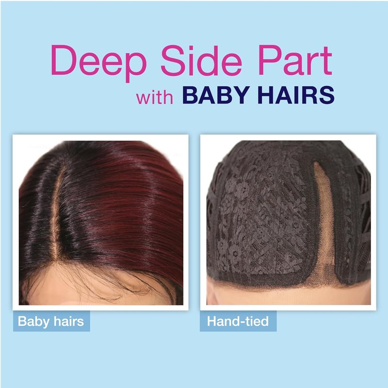 Sensationnel Dashly Lace Front Wig - Unit 40 Hand-Tied Synthetic Lace Part | Ear-to-Ear, Color CH30