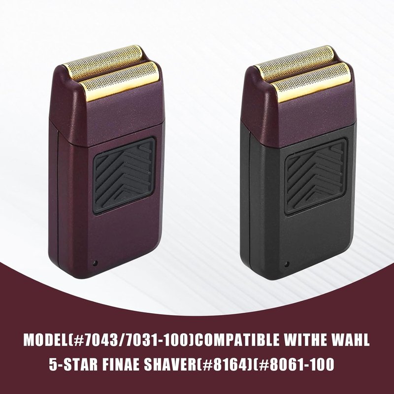 Wahl Pro 5 Star Series Finale Shaver Replacement Foil & Cutter Assembly - 3 Pcs Red