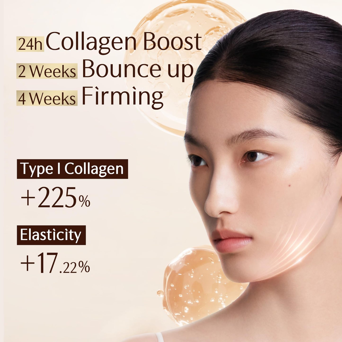 GUYU Collagen Face Cream with Ginseng Anti-Aging Peptides Face Moisturizer | Vitamin E, Hyaluronic Acid, Plant-Based Retinol, Squalane, Ceremide | for Firming, Reducing Wrinkle(1 oz/30g)