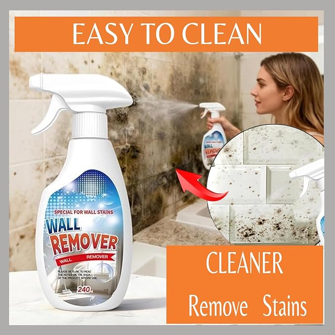Heavy-Duty Kitchen Degreaser Foam Cleaner,Highly Effective Removal Spray,Dirt, Dust And Stain Remover,Wall Multi functiona Foam Cleaner Spray (2, 240ML)