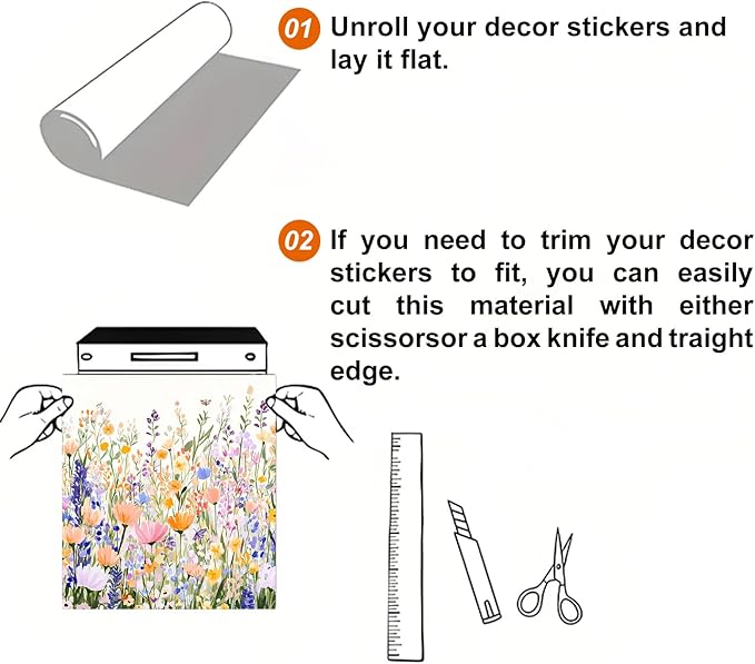 Dishwasher Magnet Cover 23x26 in Painted Pastel Flower Field with Butterflies Magnetic Dishwasher Cover for Kitchen Appliance Decoration Front Panel Sticker Panel Home Decor