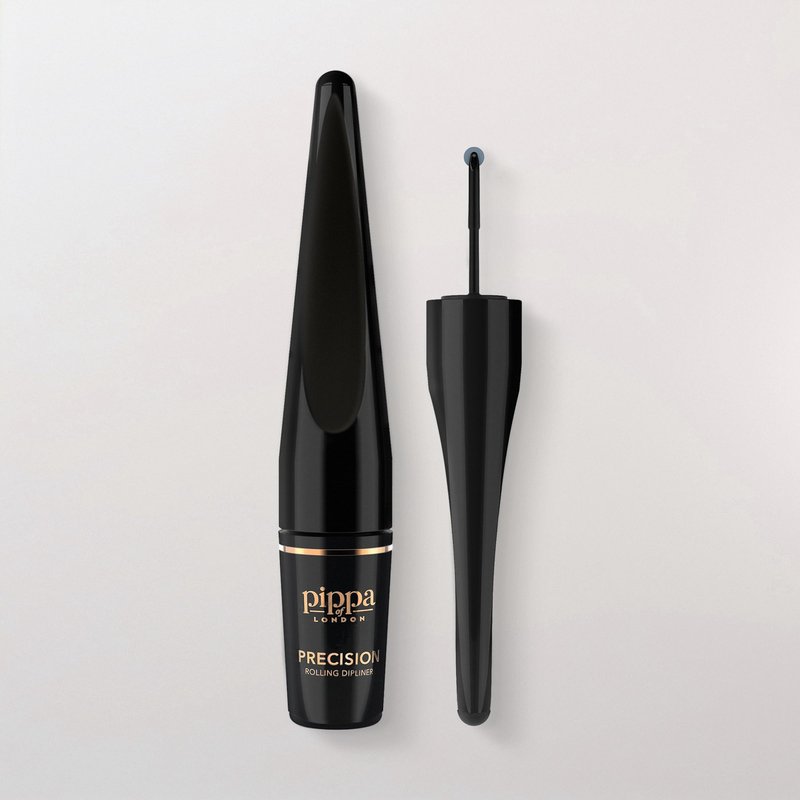 Pippa of London Precision Roller Dipliner Waterproof Black Liquid Eyeliner with Roll-on Applicator