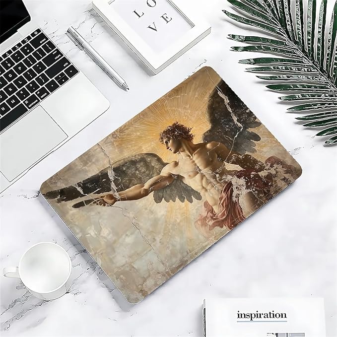 COTAIL Compatible with MacBook Air 13.3 13.6 Inch Case 2022 2021 2020 2019 Plastic Hard Shell Case Cover,13.3 Pro(A1706/A1708/A1989/A2159/A2289/A2338), Greek Fresco Apollo
