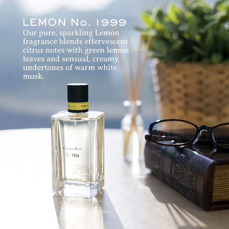 C.O. Bigelow Lemon Eau de Parfum, Citrus Perfume with Lemon Extract & White Musk, Eau de Parfum for Men & Women, 3.4 Fl Oz