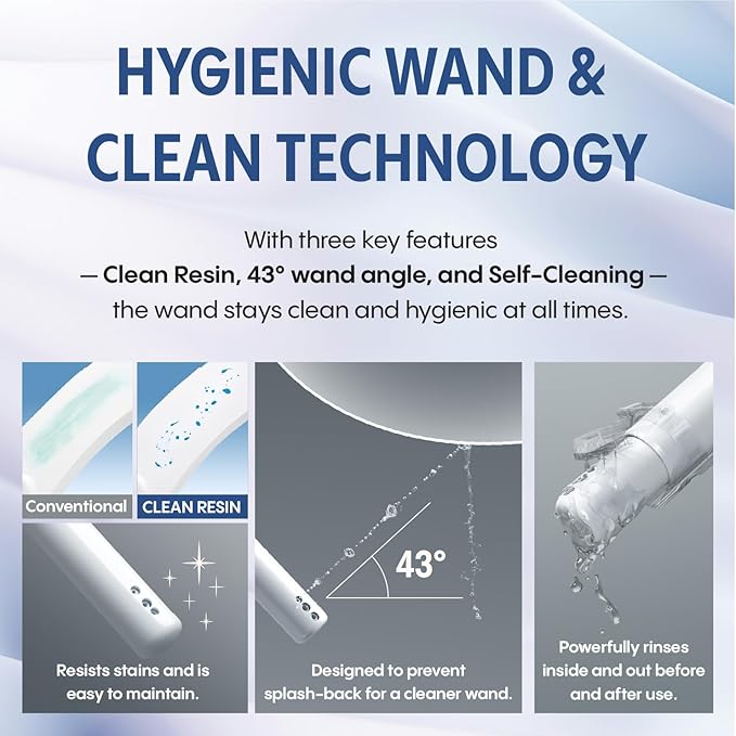 TOTOÂ® WASHLETÂ®+ S7A Electronic Bidet Toilet Seat, EWATER+Â® Bowl and Wand Cleaning, Auto Open and Close Classic Lid, Elongated, Cotton White - SW4734AT40#01