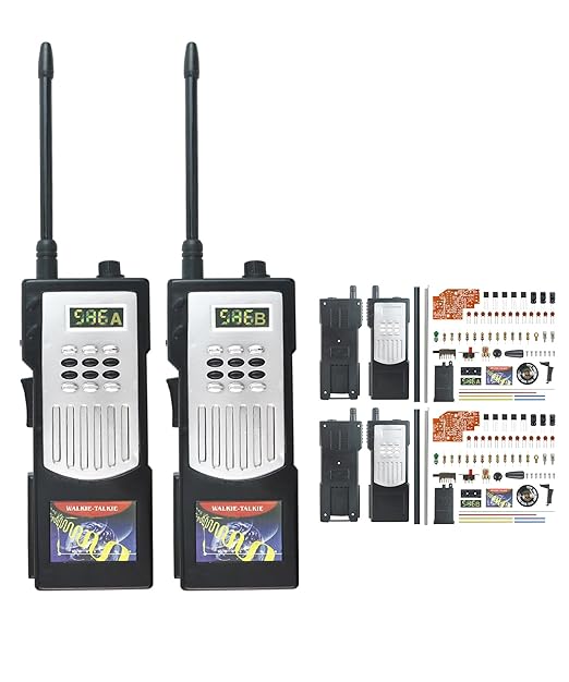 Yidab Soldering Practice Kit DIY Walkie-Talkie Interactive Game Plug-in Circuit Kit Electronics Projects Soldering Kit Welding Skills Learn Soldering Kit for Beginners
