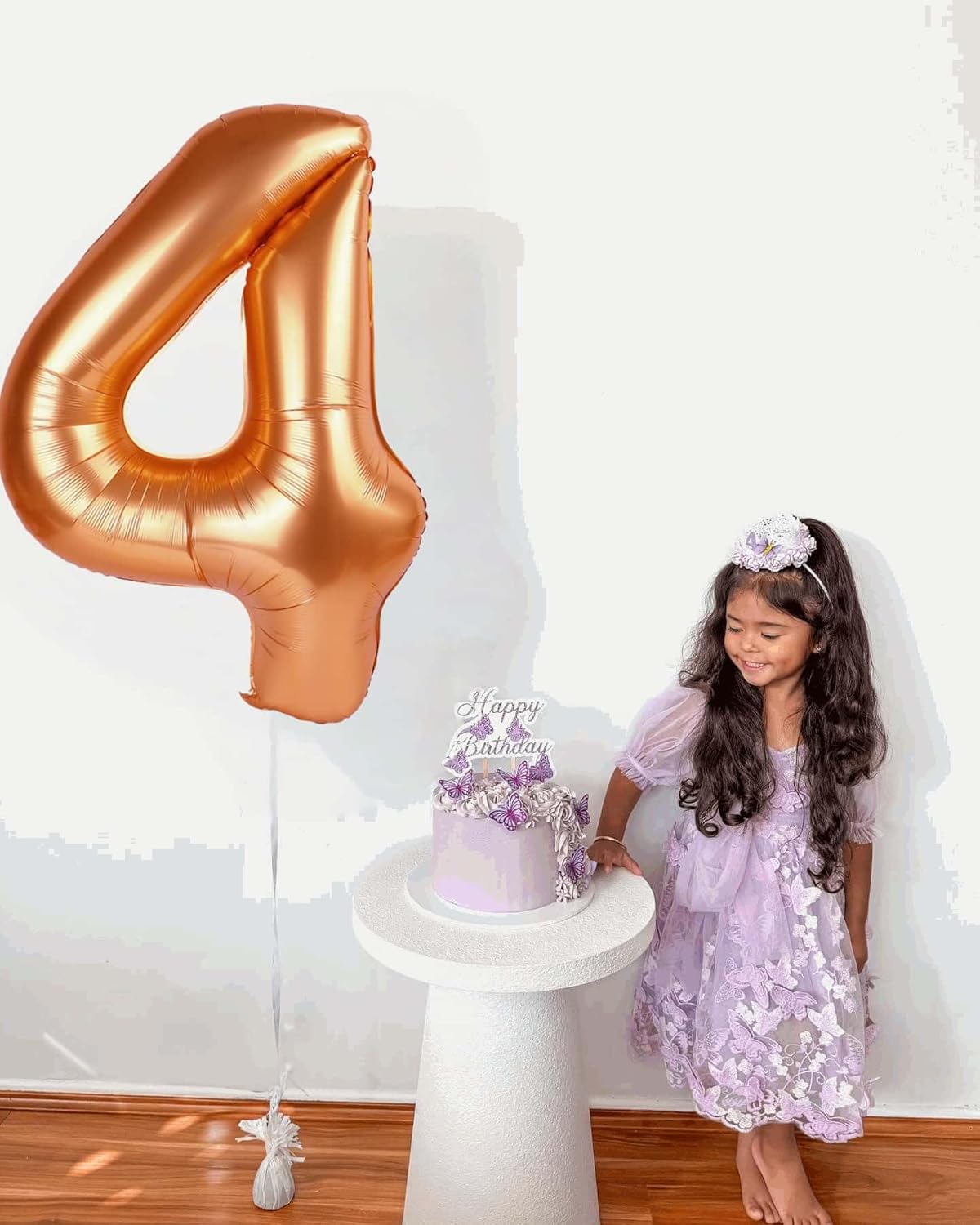 Orange Number 9 Balloon - 40 Inch Giant Foil Balloon for 9th Birthday Party Decorations