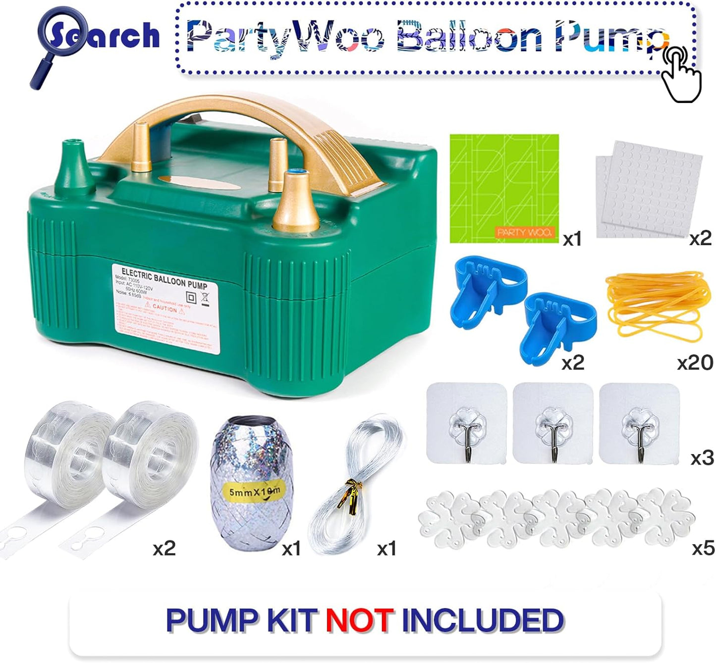 PartyWoo Green Balloons - 50 Pcs 12 Inch Matte Latex Helium Balloons for Weddings & Celebrations