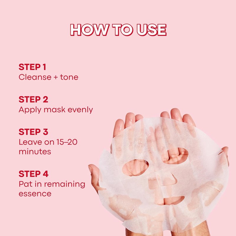 TONYMOLY I’m Real Sheet Mask Set | Korean Face Masks for Hydrating, Soothing & Nourishing Skin - K-Beauty Self-Care Gift Set for Women