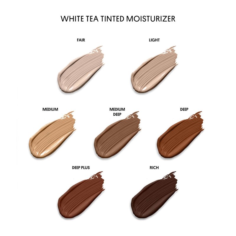 Winky Lux White Tea Tinted Moisturizer SPF 30 - Buildable Coverage with Facial SPF, Lightweight Sunscreen for Face, Naturally Radiant Finish, Long Lasting Coverage with Vitamin E, Deep Plus