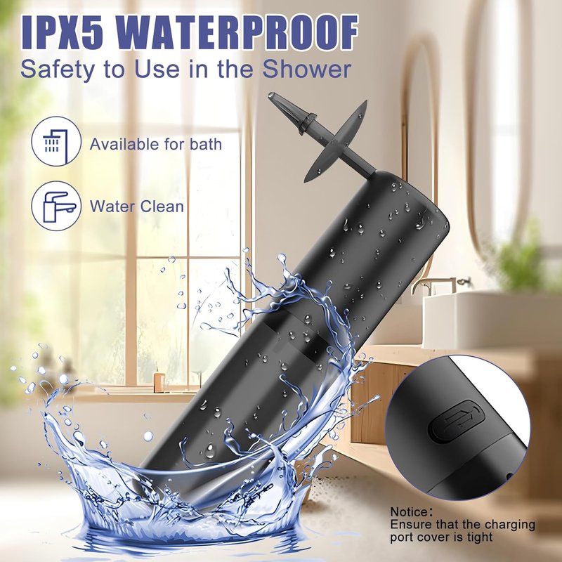 Electric Ear Wax Removal Kit - Rechargeable Waterproof Tool with 4 Pressure Settings for Effective Ear Cleaning