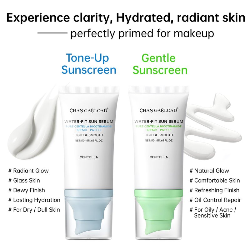 Korean Sunscreen for Face & Body – SPF 50+ Madagascar Centella Mineral Sunblock with Tinted Moisturizer, Hyaluronic Acid & Niacinamide, Lightweight & Hydrating Korean Skin Care, 50ml