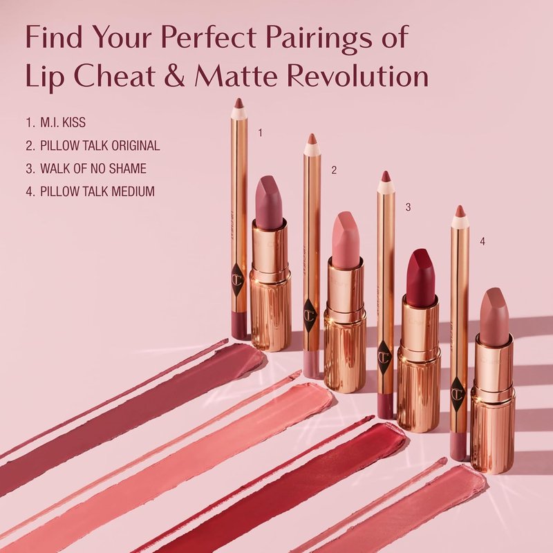 Charlotte Tilbury Lip Cheat Liner - Define Your Lips with Jojoba Oil & Hyaluronic Acid - Waterproof & Smudge-Proof