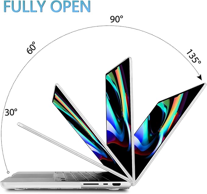 Mektron Case for 2026 M5 MacBook Pro 16 inch A3429 A3428 M4 A3403 A3186 M3 A2991 M2 A2780 M1 A2485 (2021-2025) Pro/Max with Liquid Retina XDR, Hard Shell Plastic Laptop Cover, Pink Marble