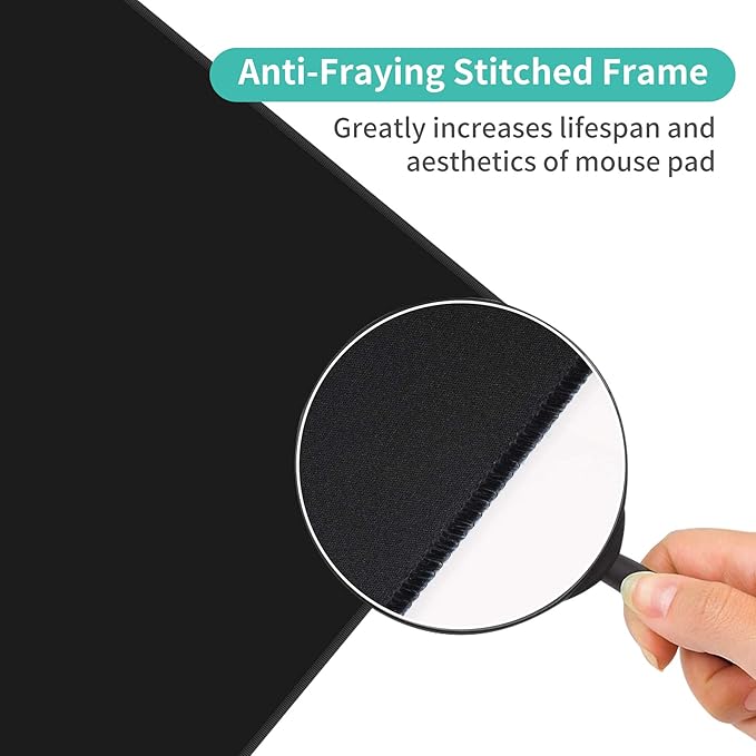 Dynippy Thin Extended Gaming Mouse Pad （31.5 * 11.8 * 0.08 inch） with Stitched Edges Large, Long XXL Keyboard and Mouse pad Desk Mat for Gaming Office & Home - Forest
