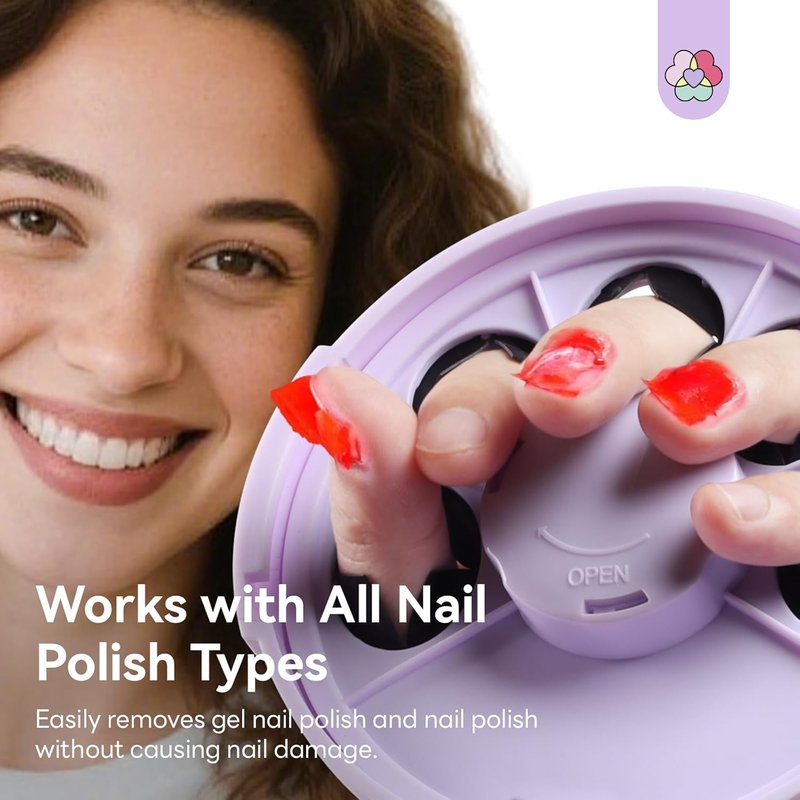 Saviland Nail Polish Remover Machine - Acetone Gel & Soaking Bowl for Acrylic Nails | Home DIY Use