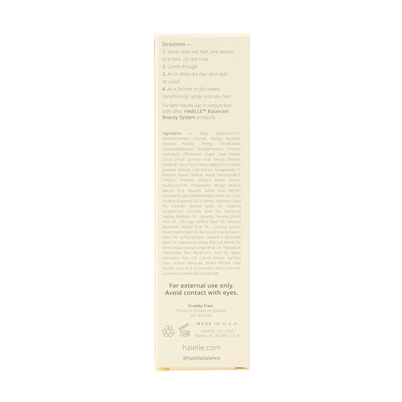 Hydrate Leave-In Conditioner - Moisturizing Formula for All Hair Types | 125 ml / 4.2 fl oz