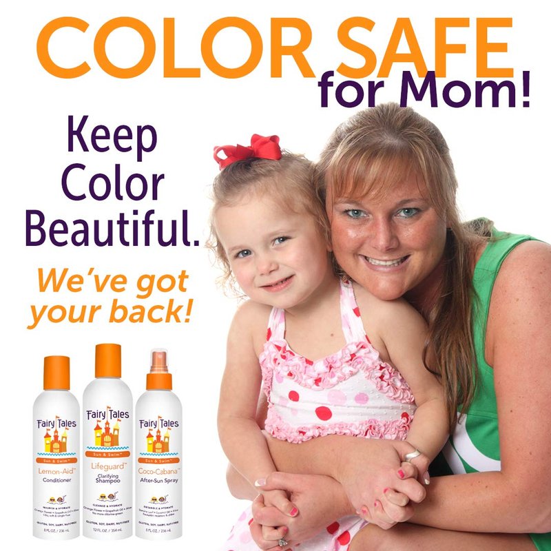 Fairy Tales Sun & Swim Lemon-Aid Kids Conditioner - After Pool & Beach Hair Conditioner - Replenishes Moisture, Softens & Detangles After Chlorine, Salt & Sun - Citrus Scent - 32 oz