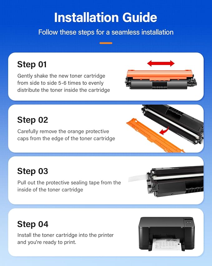 17X Toner Cartridge Black 2-Pack with Chip Replacement for HP 17A CF217A CF217X 17X Compatible with Laserjet Pro MFP M130fw M130nw M130fn M130a M102a M102w M130 M102 Ink Printer All-in-One Drum Unit