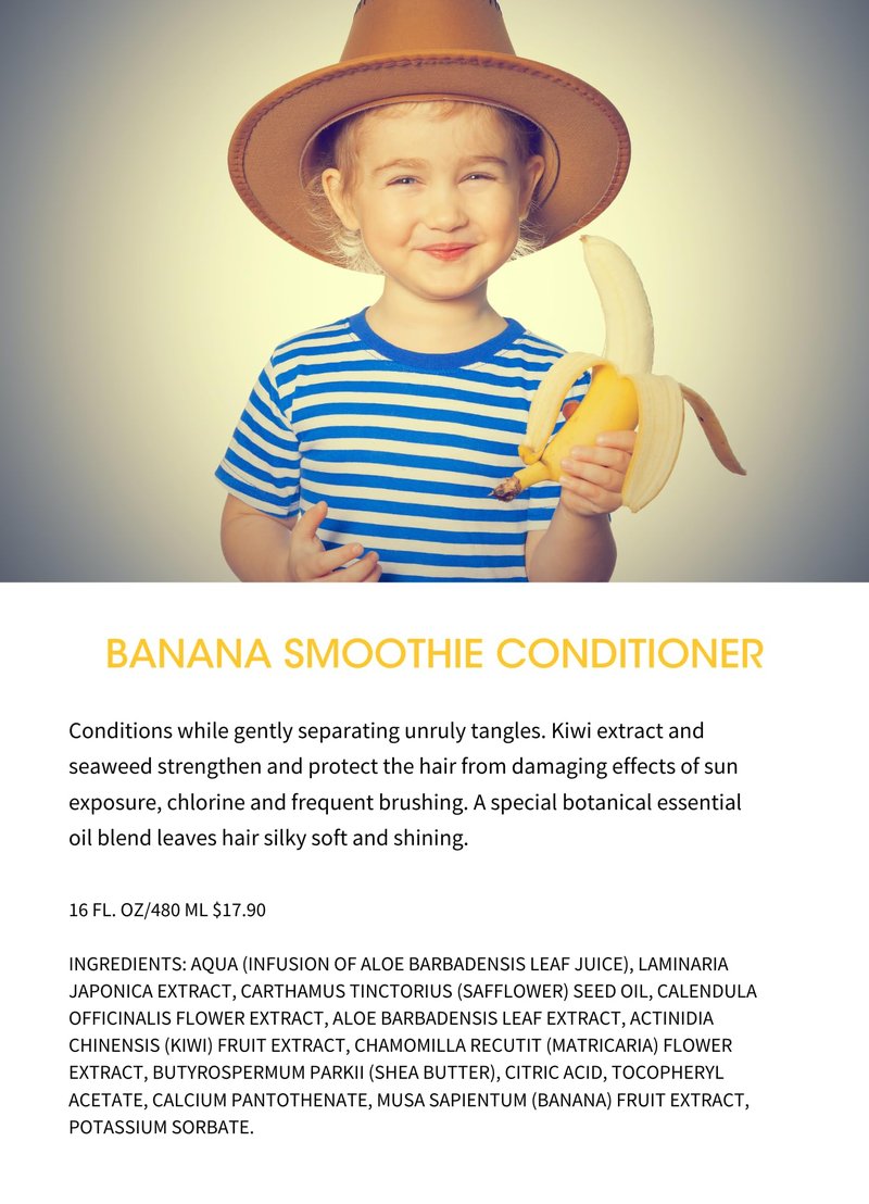 Clean Kids Naturally Conditioner, All-Natural, Vegan, Cruelty-free, Paraben-Free, EWG Verified, 16 oz (1 Bottle)