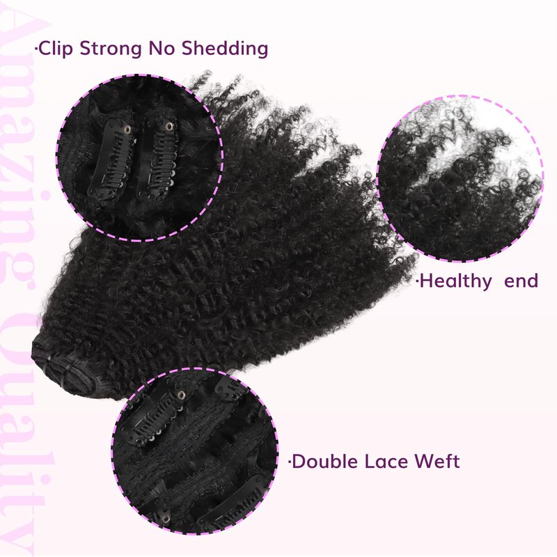 IDN BEAUTY Seamless Clip In Hair Extensions Human Hair, 20 Inch 40g 6Pcs Pink Straight Real Virgin Human Hair Seamless Clip Ins For Black Women PU Weft Invisible Edge