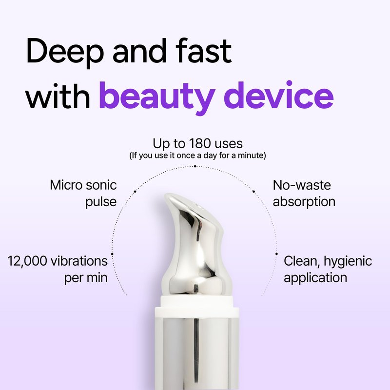 Dr.twentyproject Lifderm Eye Cream with Collagen & Vibrating Device for Wrinkles, Anti-Aging, Dark Circles – Lifting, Firming, Tightening, Depuffing, Nourishing Korean Skincare (20ml 0.6 fl oz)