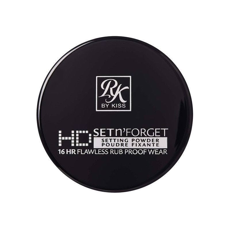 Ruby Kisses Loose Setting Powder 0.4oz, Weightless, Smooths, Mattifying Finish and Shine Control, Pure Silica Mineral Powder (Earth)