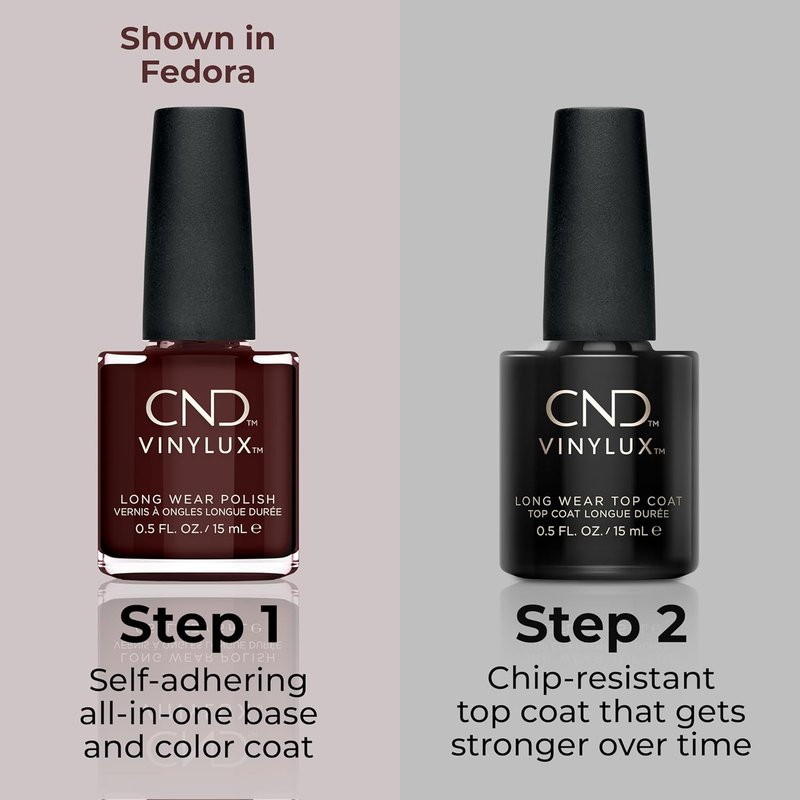 CND Vinylux Gray Nail Polish - Longwear Gel-Like Shine & Chip Resistant | 0.5 Fl Oz