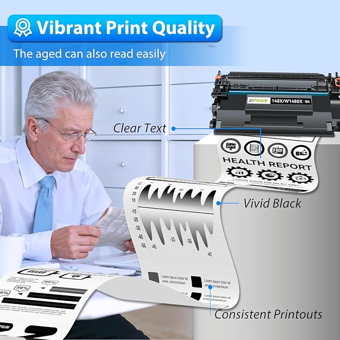 148X Black Toner Cartridge 1 Pack