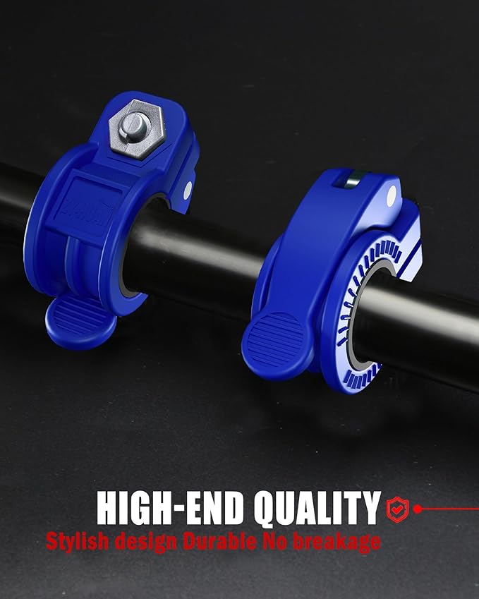 ZY-HUAN Mini Barbell Clips 1 inch I Multi-Size Adjustable Barbell Collar I 1 inch Barbell ClampsIQuick Release Weight Clips Pair of Locking for Dumbbell Bar