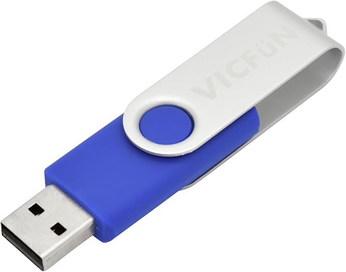 VICFUN 50 Pack 16GB USB Flash Drives Bulk 16GB Flash Drive 50 Pack USB2.0-Blue