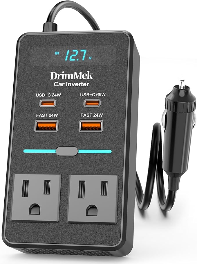 300W Car Power Inverter 12V to 110V Car Outlet Adapter