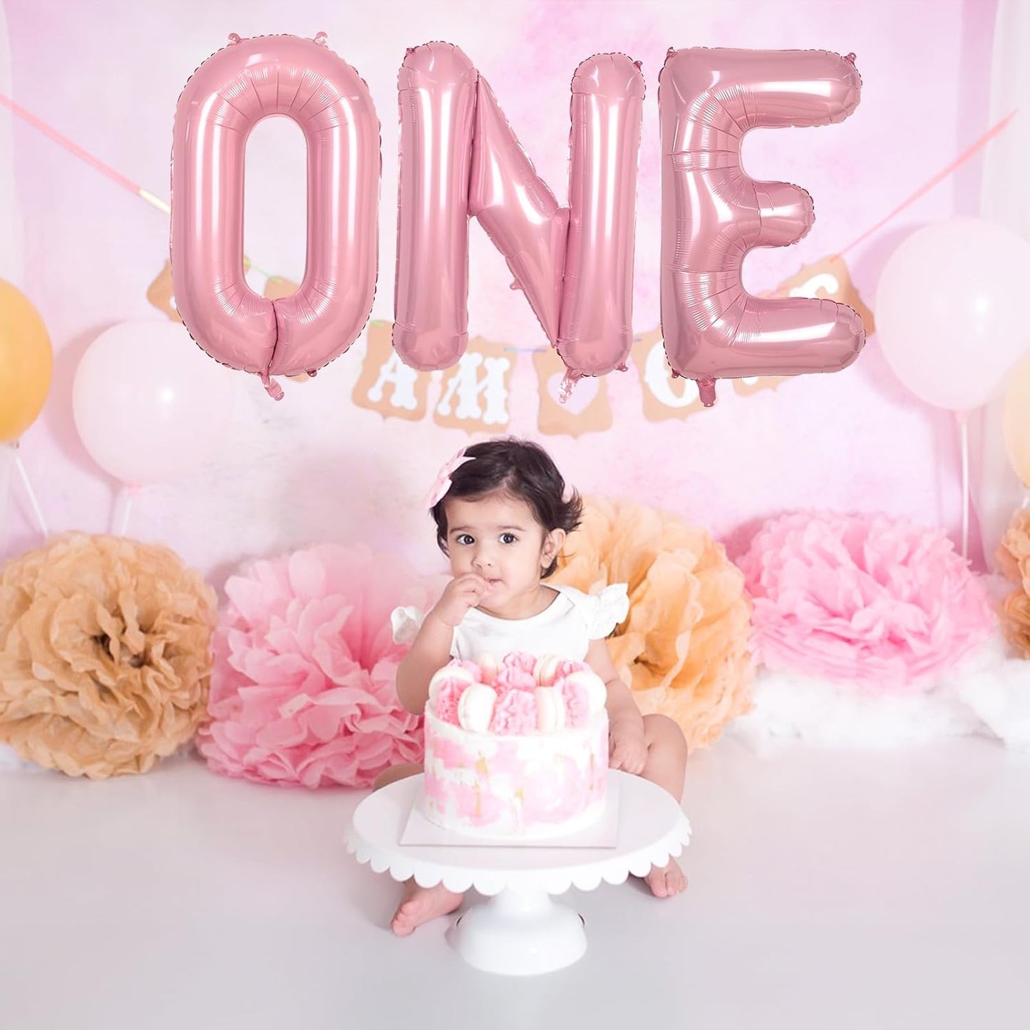 Regine Switzerland 40-Inch Pearl Pink Large Letter Balloons - Self-Inflating Mylar Alphabet for Girls' Birthday & Anniversary Decor