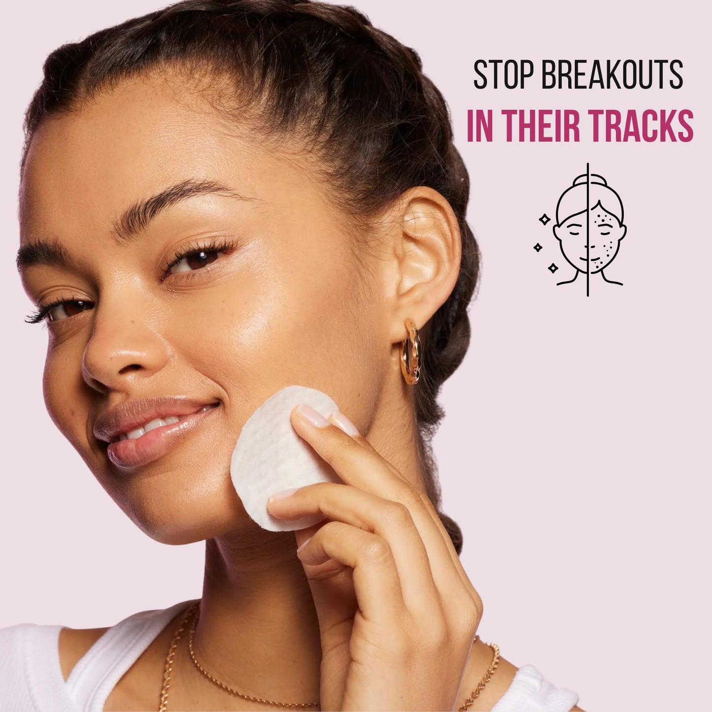 Nip + Fab Salicyclic Fix Night Pads for Face with Hyaluronic Acid, Exfoliating Facial Pad BHA Exfoliant for Skin Hydration Acne Breakouts and Blemishes, 60 Pads, 2.7 Ounce