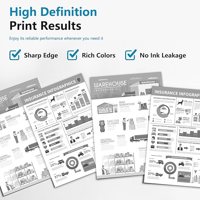 MasterInk H625 N7DWF High Yield Toner Cartridge (1-Pack, Black): Compatible N7DWF Toner Cartridge Replacement for Dell H625 H625cdw H825 H825cdw S2825cdn S2825 Printer
